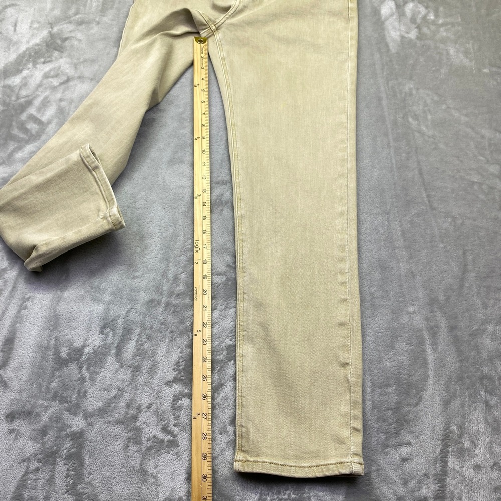 Marine Layer Mens 5 Pocket Athletic Fit Twill Pant Khaki Tan Sz 32 Fits 29" - Picture 4 of 11